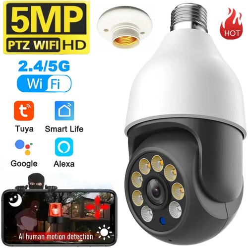 Tuya 5mp bulb camera e27 - tuya,