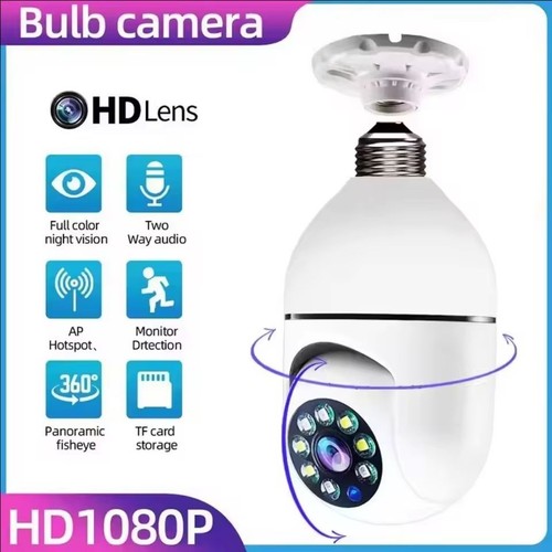 E27 wifi security camera - e27,